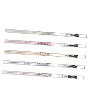 Baluue 5pcs Pencils with Eyebrow Pencil Hair Double Bun Eyebrow Pens Eyebrow Makeup Pencils Paste