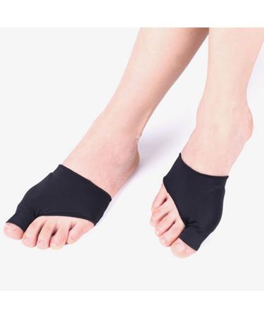 Bunion Corrector Sleeve & Toe Separator Brace Socks for Women - Black (S 35-39yd) | Breathable & Stretchy Design - Buy Online on SooperMarket.com