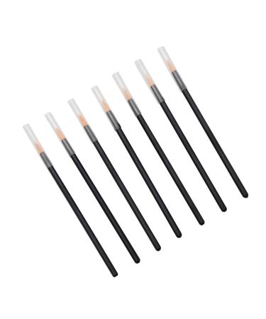 Baluue 100pcs Eye Makeup Tools Eyebrow Liner Brush Eyeliner Lip Liner Marker Lip Makeup Brushes Orange