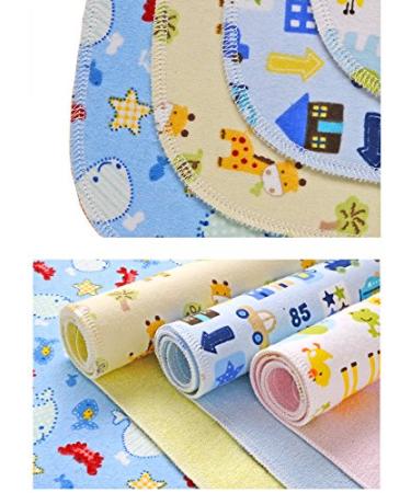 Buy Yworld Cotton Bamboo Fiber Wrapping Pads | Breathable Waterproof Washable & Reusable Diaper Liners (11.8x18in) - Color Series - Buy Online on SooperMarket.com