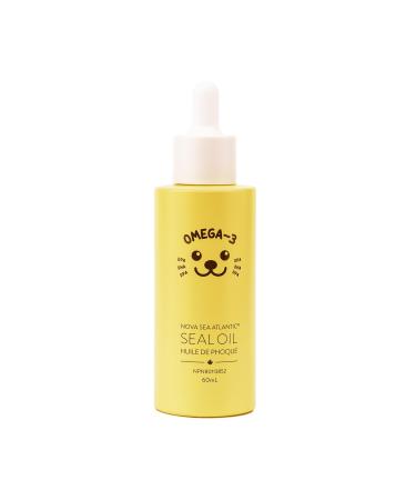 Wild Caught Omega 3 Harp Seal Oil Drops With More DPA EPA & DHA Supports Children's Heart Health Brain Development and Overall Wellness More easily absorbed 60ML