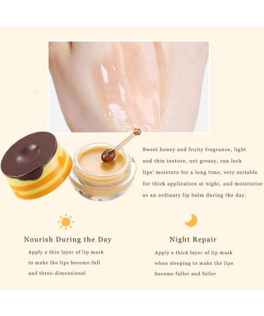 SWETIYOU Lip Plumper Set - Bee Balm & Honey Pot Gloss for Moisturizing, Hydrating & Exfoliating Lips - Buy Online on SooperMarket.com