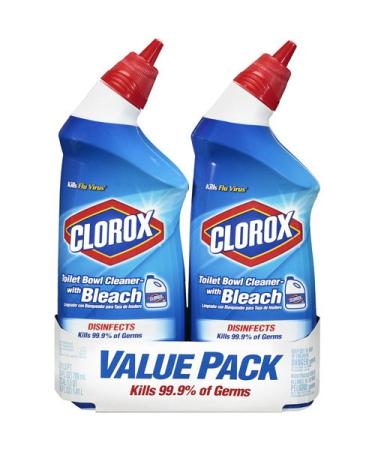 Clorox Toilet Bowl Cleaner with Bleach 1.5 Pt - 2 pack
