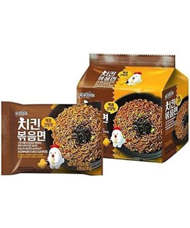PALDO Korean Stir-fried Chicken Ramen Noodle with Spicy Soy Sauce 130g (Pack of 8) - Buy Online on SooperMarket.com