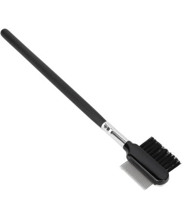 2 in 1 Eyelash Separator Brow Comb Eyebrow Brush with Stainless Steel Teeth Mascara Comb Grooming Makeup Tool Eyebrow Shaper Supplies for Eyelashes Extension - Buy Online on SooperMarket.com