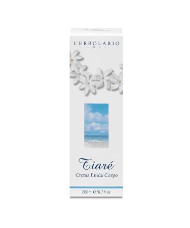 LErbolario Tiare Fluid Body Cream 6.7 oz - Floral Fruity Body Lotion with Monoi & Coconut Milk - Cruelty-Free International Shipping - Buy Online on SooperMarket.com