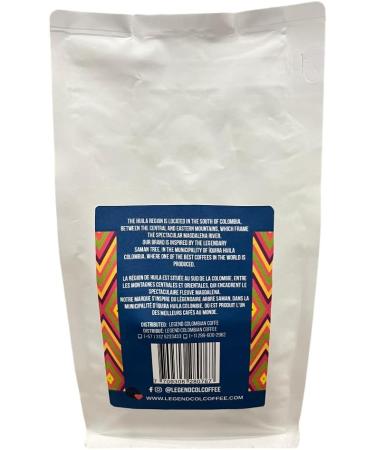 Legend Special Colombian Coffee | Unroasted Green Beans | 100% Organic | Green (raw) | Altitude 1850 MASL Huila - Colombia | Process Washed | Selective Harvesting| 1 Kg - Buy Online on SooperMarket.com