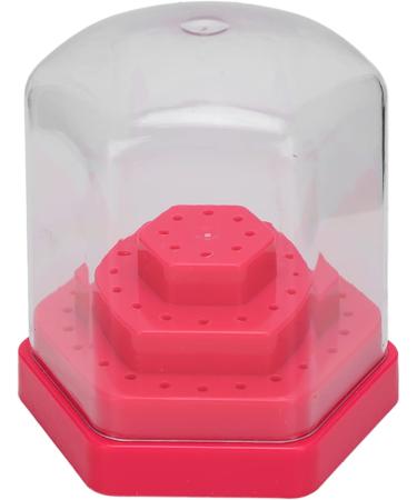 Nail Drill Bits Box Case Nails Necessary Tool Nail Drill Bits Storage Stand Plastic 48 Hole for Home Use for Nail Salon() Pink - Buy Online on SooperMarket.com