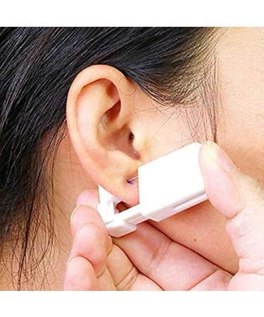 2 Pack Self Ear Piercing Gun Kit | Disposable & Easy to Use | No Pain Ear Piercing Tool with Studs (White Gold) - Buy Online on SooperMarket.com