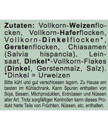 Seitenbacher Special Muesli 2 I with Chia I Whole Grain I No Added Sugar I No Added Fat I No Raisins I (3 x 750 g) - Buy Online on SooperMarket.com