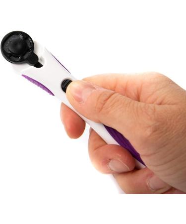 The Quilted Bear Rotary Cutter - Ergonomic Soft Grip Rotary Cutter with Easy Blade Replace System (18mm) - Buy Online on SooperMarket.com