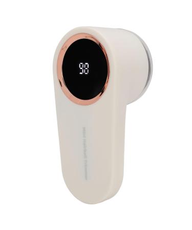Electric Lint Remover 500mAh USB Rechargeable Sweater Defuzzer for Furniture (Cream White)