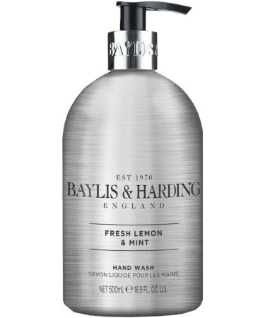 Baylis & Harding Jasmine & Apple Blossom Anti-Bacterial Hand Wash 2 litre Refill Pack of 3 (total 6 litres) - Vegan Friendly & Elements Lemon & Mint Luxury Hand Wash 500ml Pack of 3 - Vegan Friendly - Buy Online on SooperMarket.com