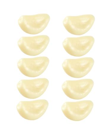 10pcs Keychain Artificial Plants Realistic Vegetable Fake Garlic Flakes Props Clove Fake Vegetables