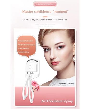 Aposous Heated Eyelash Curler Electric Temperature Control Charging Mini Portable Electric Perm Eyelash Curler Blue - Buy Online on SooperMarket.com