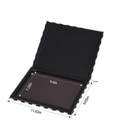Allwon Extra Large Magnetic Palette - Checkered Black Empty Makeup Palette for Eyeshadow Lipstick Blush & Powder Perfect for International Shipping - Buy Online on SooperMarket.com