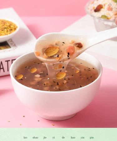 Black Sesame Fruit and Nut Lotus Root Powder Soup Instant Brewed Breakfast Nut Lotus Root Powder Soup Nutritious and Healthy Porridge (5 can) - Buy Online on SooperMarket.com
