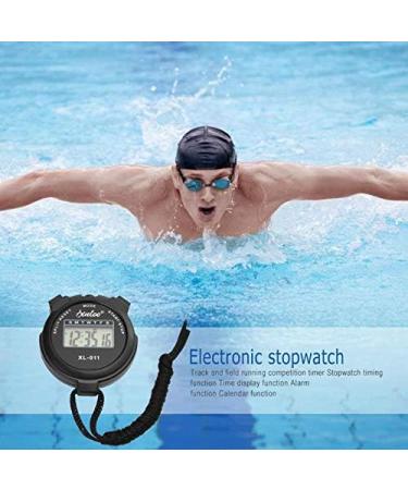 LCD Digital Stopwatch Timer with Alarm, Compass & Chronograph - Orange | Fitness Coach Refrees - Buy Online on SooperMarket.com