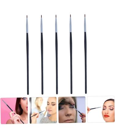 Baluue 5pcs Fine Eyeliner Brush Makeup Eyeliner Brush Thin Eyeliner Brush Make up Brushes Gels Fiber Black - Buy Online on SooperMarket.com