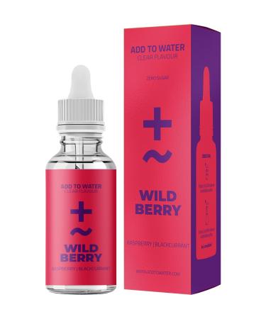 Add to Water Clear Flavor Wild Berry sugar -free beverage concentrate with natural flavors raspberry & black currant taste individually dosable 30 portions 10 liters
