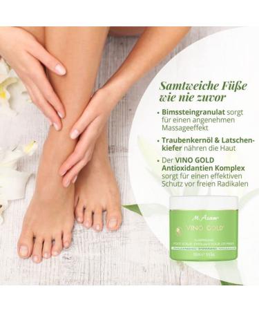 Buy M. Asam Vino Gold Foot Peeling 500ml - Natural Pumice Stone Scrub for Cracked Heels & Tired Feet - International Shipping Available - Buy Online on SooperMarket.com