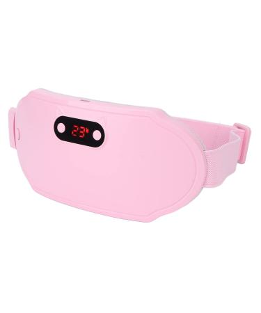 Menstruation heating pillows Electrical portable heating pillow for women menstrual heating belt fast heating waist belt 6-speed vibration-fitting massage belts pink