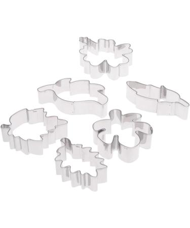 IMIKEYA 18 Pcs 430 Dessert Molds DIY Baking Molds Cake Mold Fondant Mold Cookie Stainless Steel mediumx3pcs Silverx3pcs - Buy Online on SooperMarket.com