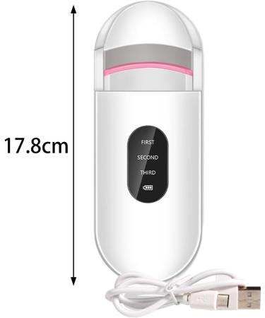 Folpus Electric Heated Eyelash Curler Lash Curler with 3 Temperature Settings Makeup Tool Handheld Heater Rechargeable for Travel  - Buy Online on SooperMarket.com