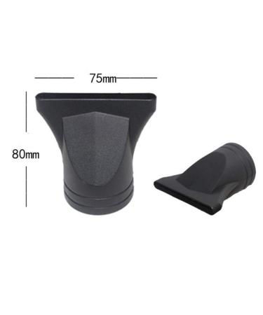 Beavorty 2Pcs Plastic Hair Dryer Diffuser Nozzle Set - Salon Styling Tool for Thermo Blow Dry Hair - Black Reusable Replacement Nozzle - Buy Online on SooperMarket.com
