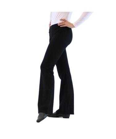 Danzcue Adult Jazz Pants Medium Black