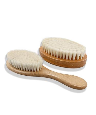 KALLORY Goat Healthcare Soft Hair Wood Bristles Comb - Children's Body Care Kit for Exfoliating and Massage - Buy Online on SooperMarket.com