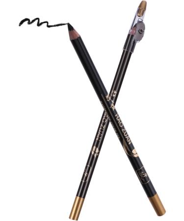 BELLIFFY 8pcs Wooden Beauty Eyebrow Pencil Eye Brow Pencils for Women Eyebrow Makeup Tool 1 count (Pack of 1) Black - Buy Online on SooperMarket.com