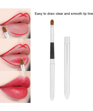 Lip Brush for Lipstick Retractable Lipstick Brush with Bristles for Precise Lip Contouring Smear Powders Evenly for Lasting Makeup - Buy Online on SooperMarket.com