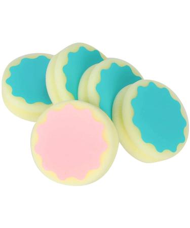 Wissupo 5 pieces of depilatory pads painless hair removal sponge for face leg arm body reusable physical hair removal tool