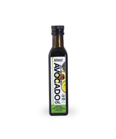 Avohass Mexico USDA Organic Certified Extra Virgin Avocado Oil 8.5 fl oz Bottle