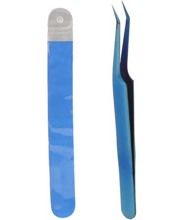 Eyelash Tweezers - Ergonomic Stainless Steel Slanted Tweezers for Nail Technicians | Ideal for Home Use - Buy Online on SooperMarket.com