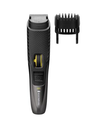 Remington B5 Style Series Cordless Beard and Stubble Trimmer for Men with Adjustable Zoom Wheel and Titanium Coated Blades - MB5000 Black/Dark Chrome B5 Style Series Trimer single