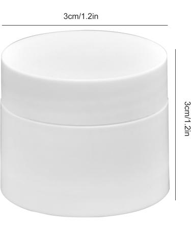 Yosoo 5g Round Clear Plastic Jars 10Pcs | Leak Proof & Portable Cream Containers | Refillable & Reusable Lotion Ointment Jars - Buy Online on SooperMarket.com