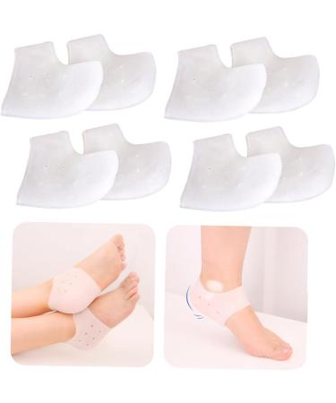 FOMIYES 5 Pairs Anti-Cracking Heel Socks Crack Heel Gel Socks Hydrating Socks High Heel Socks Vented Moisturizing Gel Heel Socks Silicone Protective Sleeve Foot Moisturizing Socks White - Buy Online on SooperMarket.com