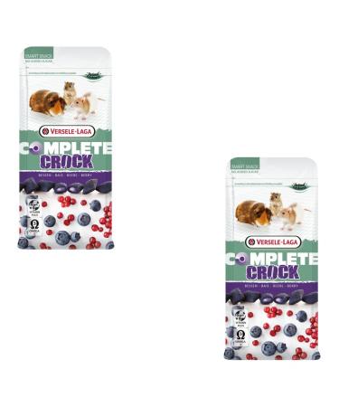Versele-Laga Complete Crock Berry |Double pack |2 x 50 g |Snack for rabbits and rodents |Crispy shell and soft berry filling |Easily digestible and without added sugar