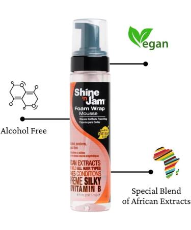 SHINE 'N JAM/Supreme - Foam Wrap Mousse - 8oz - Buy Online on SooperMarket.com