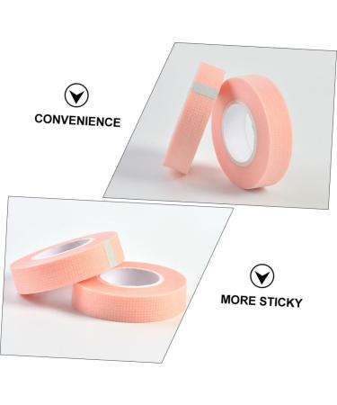 NOLITOY 12 Rolls Eyelash Tape - Breathable Non-Woven Adhesive for False Eyelashes & Extensions - 900x1.1cm - Pink Duct Tape Tool for Makeup - Buy Online on SooperMarket.com