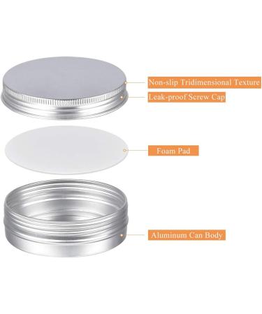 Sopito Aluminum Tins - 24 Pack 120ml Empty Round Tins for Lip Balm Cosmetics Mini Candles & Crafts - Ideal for DIY Projects - Buy Online on SooperMarket.com