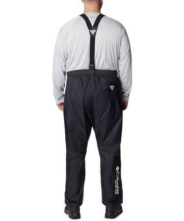 Columbia Men's PFG Storm Bib Pant Black - Size 6X x 32 L - Buy Online on SooperMarket.com