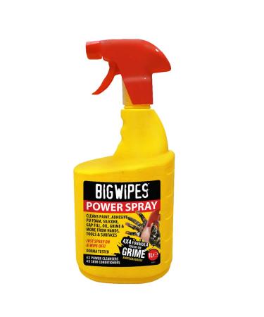Arctic Hayes BGW2448 Big Wipes Anti-Bacterial Power Spray 1 Litre Black & UltraGrime PRO Multiuse Cleaning Wet Wipes - Big Professional Disposable Wipes - Buy Online on SooperMarket.com