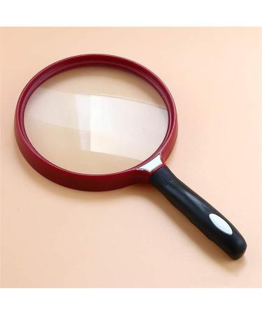  LOSCHEN 2.5x Handheld Reading Magnifier 130MM Large Magnifying Lens with Non-Slip Soft Handle Magnifying Glass Ideal for Reading/Exploring/Inspection/Maps/Hobbies and Crafts- For Kids/Adults/Elderly - Buy Online on SooperMarket.com