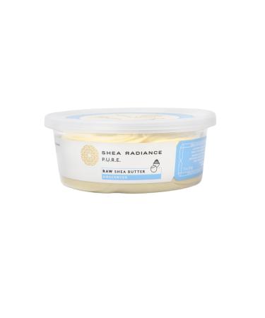 Shea Radiance P.U.R.E Raw Shea Butter | 100% Natural & Unrefined Body Butter | Soothes Softens & Increases Collagen | Long Lasting Moisture | Moisturizer for Sensitive Skin | Unscented (7.5 oz)