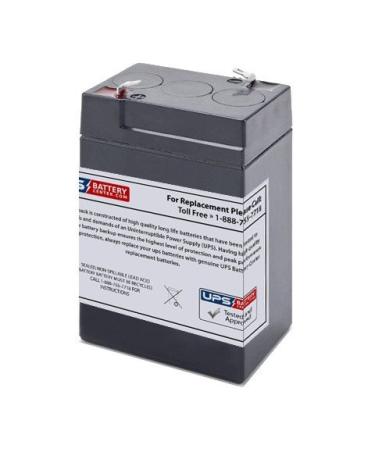 Eastar EA650 6V 5Ah Sealed Lead Acid Replacement Battery with F1 Terminals