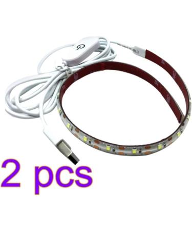 Mobestech 2pcs Sewing Machine LED Light Strips - 2 Meters, Self-Adhesive, USB Powered, 6500K - Buy Online on SooperMarket.com