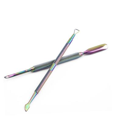 Mikinona 1 Nail Art Accessories Cuticle Remover Tool Steel Cuticle Remover Spoon Nail Cleaner Pedicure Kit Nail Cuticle Pusher Nail Tool Pedicure Tools Cuticle Scraper Nail Care Kit